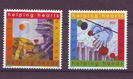 U.N. N.Y. - 2001, Helping Hands 2v Mint ** - Ongebruikt