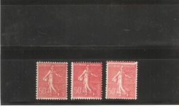 FRANCE VARIETES  3   N° 199  NEUF * AVEC PIQUAGE A CHEVAL  DE 1924/32 - Unused Stamps