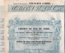 VP11.524 - Action - PARIS  - Chemin De Fer Du Nord Par LILLE - VALECIENNES - CALAIS - DUNKERQUE - CREIL - ST QUENTIN - Ferrocarril & Tranvías