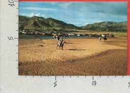 CARTOLINA NV MONGOLIA - Horseman - Tsetserlig Somon - Hubsugul Aimak - 10 X 15 - Mongolië