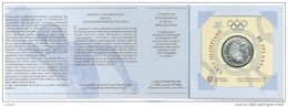 NUMISMATICA - XXVI OLIMPIADE DI ATLANTA EMISSIONE ANNO 1996 -  L. 1000 ARGENTO - CONFEZIONE ZECCA - Tiratura 37.890 - Commemorative