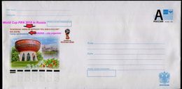 964-RUSSIA Prepaid Envelope-with Imprint World Championship 2018 FIFA Football-soccer City Organizer KAZAN 2017 - 2018 – Russia