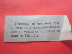 1880 Ancien Titre De Transport Billet Ticket Simple De Tramway De Marseille France Devise Ou Morale Civique Au Verso... - Europe