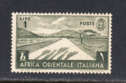 Italian Eastern Africa 1938 Mint No Hinge, Sc#12, SG 12, Mi 12 - Italian Eastern Africa