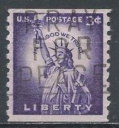 United States 1954. Scott #1057 (U) Statue Of Liberty - Roulettes