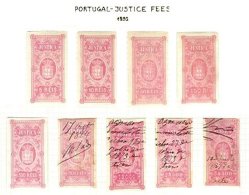 PORTUGAL, Justice Fees, PB 1/6, 8/10, */o M/U, F/VF, Cat. € 105 - Unused Stamps