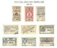 PORTUGAL, Sanitary Inspection, PB 1/9, */o M/U, F/VF, Cat. € 30 - Unused Stamps