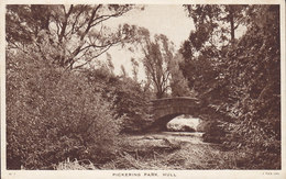 United Kingdom PPC Pickering Park, Hull W. Bridge Brücke Pont TUCK's Post Card (2 Scans) - Hull