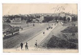 CPA 58 Bis Les Lilas Panorama De La Rue De Paris Et Du Pré St Gervais Circulée 1914 Sous Enveloppe - Les Lilas