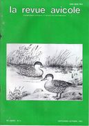 LA REVUE AVICOLE INFORMATIONS AVICOLES CUNICOLES ET COLOMBICOLES No 5 SEPTEMBRE - OCTOBRE 1989 - Animals