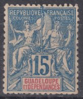 Guadeloupe 1892 Yvert#32 Mint Hinged - Unused Stamps