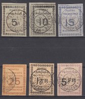 Madagascar 1891 Yvert#8-13 Used - Used Stamps