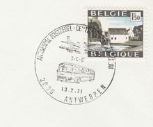 1971 BELGIUM BUS EVENT COVER , Stamps - Busses