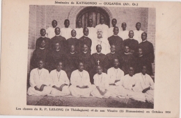 Bk - Rare Cpa OUGANDA - Séminaire De KATIGONDO - Les Classes Du RP LELONG Et De Son Vicaire En Octobre 1934 (Arras Au Do - Uganda