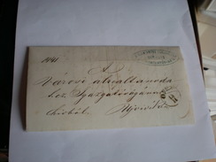 Ex Offo Ofen Budapest To Ujvidek - ...-1867 Prephilately