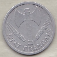 État Français  2 Francs 1944 C Castelsarrasin, Gadoury 536 - 2 Francs