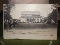 POSTCARD SOERABAIA  TAARTJESPALEIS 1902 HIRSCH PADANG SUMATRA - Indonesia