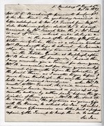 1837 Letter From "Mrs R T Beachcroft, 5 Mandelay St, Regent St," To "Rev'd Sir N Herd"   0471   Price Adj 10th July2021 - Storia Postale