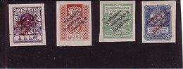 GEORGIA 1922,Michel 36B-39B,imperf.set Of 4 Overprinted Stamps,NO GUM - Georgia