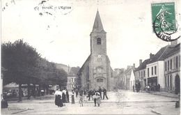 89 - VERON - L'Eglise - Animation -  Circulé 1908 - Veron