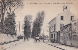 CPA N°7 Dept 95  VILLIERS LE BEL Route De Paris Entre Villiers Et Sarcelles - Villiers Le Bel