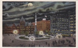 New York Buffalo Lafayette Square By Night - Buffalo