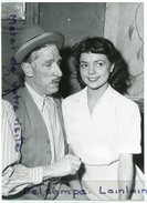 Photo De Presse  Original -  RELLYS Et Pierrette BRUNO, Théâtre Sarah-Bernard, Dans Marius, 10-12-1952, , Scans. - Personalidades Famosas