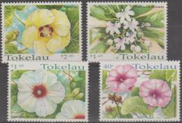 [ 5160 ] TOKELAU - 1998 Tropical Flowers. Scott 260-263. MNH ** - Tokelau