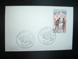 LETTRE TP EXPEDITION D'EGYPTE 0,65 OBL.11 NOV. 1972 PARIS PREMIER JOUR - Egyptology