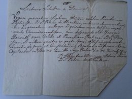 AV508A.14 Old Document - Haisz Sophia -Georgio Horváth - Pest -Hungary  1808 - Fidanzamento