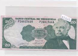 Billets - B2802-Vénézuela - 20 Bolivares 1990 (type, Nature, Valeur, état... Voir  Double Scans)-Envoi Gratuit - Venezuela