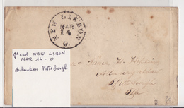 LETTRE USA  1814 - …-1845 Préphilatélie