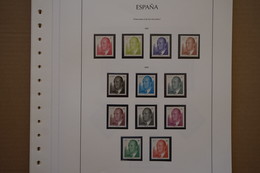 ESPAÑA SPAIN ESPAGNE (2002) - Complete Year - Mint Stamps, Blocs, Booklets Mounted On Leuchtturm Sheets - Ganze Jahrgänge