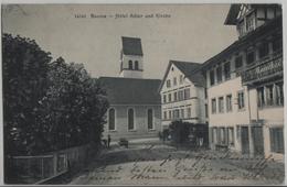 Bauma - Hotel Adler Und Kirche, Animee - Photo: Wehrli - Bauma