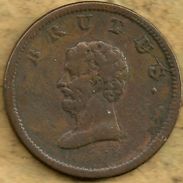 UK GREAT BRITAIN 1/2 PENNY BRUTUS FRONT BRITANNIA BACK ND(1790's?) F D&H266B   READ DESCRIPTION CAREFULLY !! - Otros & Sin Clasificación