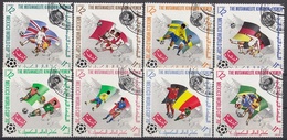YEMEN 979-986,used,football - Used Stamps