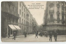 Paris 09 - Rue Du Faubourg Poissonnière Et La Caserne De La Nouvelle France Animée - Distrito: 09