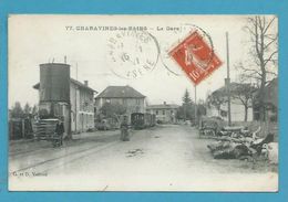 CPA 77 - Chemin De Fer Train La Gare CHARAVILLES-LES-BAINS 38 - Charavines