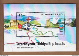 AC - AZERBAIJAN STAMP BLOCK - AZERBAIJAN TURKEY JOINT STAMP MNH 30 OCTOBER 2017 - Unused Stamps