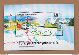 AC - TURKEY STAMP BLOCK - TURKEY AZERBAIJAN JOINT STAMP MNH 30 OCTOBER 2017 - Nuevos