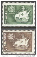 Argentina 0626/627 ** Foto Estandar. 1960 - Unused Stamps