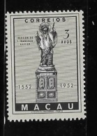 Macao Macau 1952 St Francis Xavier Issue MNH - Neufs