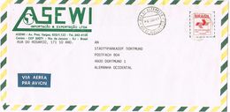 26343. Carta Aerea RUA Da ALFANDEGA (Rio De Janeiro) 1991 A Germany - Lettres & Documents