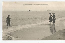 34 Hérault - Cette Sur Mer La Plage Les Baigneuses ( Sète ) - Sete (Cette)