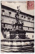 ITALIE  BOLOGNA Fontana Del Nettuno Di Gian Bologna.  Carte écrite En 1908.   2 Scans - Venezia (Venice)