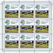 Russia 2017 Sheet Year Of Ecology Environment Protection Nature Landscape Plants Celebrations Stamps MNH Michel 2446 - Fogli Completi