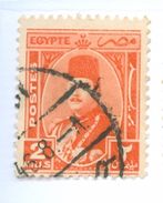 EGITTO, EGYPT, COMMEMORATIVI, RE FAROUK, 1944, FRANCOBOLLI USATI Yvert Tellier 224  Scott 243 - Oblitérés