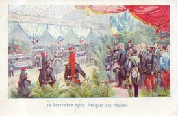 22 Septembre 1900 - Banquet Des Maires - Recepties
