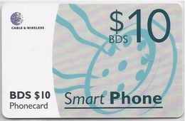 BARBADOS - SMART PHONE 10 - CHIP RED - Barbados (Barbuda)