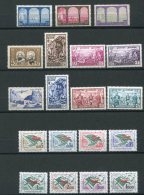 5531   ALGERIE   Collection*  N° 83/5, 285, 319/24, 369/76, PA 12  Cote : 214€    TB/TTB - Sammlungen